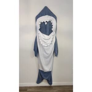 Shark Wearable Blanket Hoodie Adult Size Small
